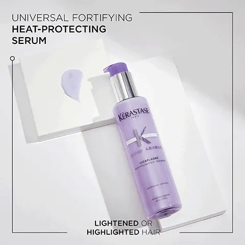 Image 1, universal fortifying heat protecting serum, lightened or highlighted hair. Image 2, blond absolu, 92% more hydrated hair. 94+ stronger hair. 8 times visibly shinier hair. instant anti-brass action. Image 3. before and after. Image 4, blond absolu, patrick wilson, celebrity hair stylist and kerastase expert. for most blonde clients, it's a struggle to find a range that is both hydrating and protects your colour. the blond absolu range from kerastase does both without making the hair feel heavy. it's my go to for blondes, myself included.