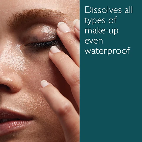 Image 1 - A close-up of a persons face with makeup being removed from their eye, accompanied by text that reads Dissolves all types of make-up even waterproof.
Image 2 - A bottle of Caudalie Vinoclean Makeup Removing Cleansing Oil is centered in the image, surrounded by green grapes, almonds, and droplets of oil, with text highlighting the benefits of grape seed oil, sweet almond oil, and castor oil.
Image 3 - Three bottles of skincare products are displayed against a light background, each labeled with the Caudalie brand; the left bottle is labeled Make-up removal even waterproof, the middle one reads Gentle cleanse & make-up removal, and the right bottle states Quick make-up removal.
Image 4 - A pair of hands hold two bottles of Caudalie Vinoclean product, one labeled Standard format 150mL and the other labeled Travel format 75mL, both appearing to be cleansing oils.
Image 5 - Image shows two skincare products side by side: a bottle of Make-up Removing Oil on the left and a bottle of Instant Foaming Cleanser on the right, with product features listed beneath each; visible text includes CAUDALIE and product descriptions.
Image 6 - An image of a bottle of Caudalie Vinoclean Make-up Removing Cleansing Oil with a small plant sprouting from it, accompanied by text that reads: How to recycle the Make-up Removing Cleansing Oil? 1. Recycle the bottle in the recycling bin 2. Recycle the pump with Terracycle.
Image 7 - Five skincare products from Caudalie are displayed: Micellar Water, Make-up Removing Oil, Cleansing Milk, Instant Foaming Cleanser, and Moisturizing Toner, with visible text on the labels indicating their names and providing details about the Vinoclean line.