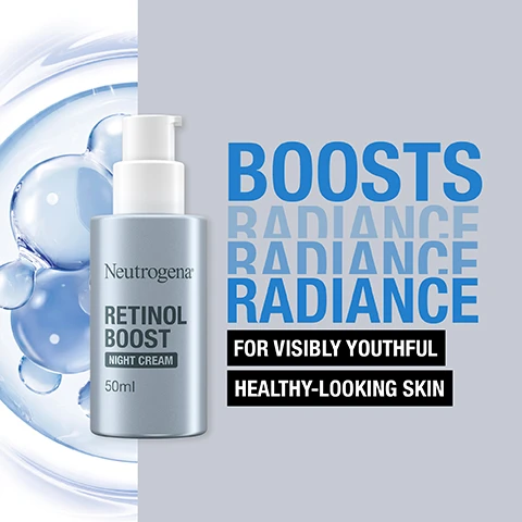 Image 1, boosts radiance for visibly youthful healthy looking skin. image 2, developed with dermatologists. image 3, recycled bottle. always right dosage. image 4, lightweight formula, fast absorbing. image 5, customer review - received free product said = absolutely loved this night cream. i have noticed it's helped reduce hyperpigmentation and fine lines. image 6, 1 week, +26% even skin tone. 4 weeks = -37% appearance of fine lines. 8 weeks = -48% pigmentation spots. clinical grading on 31 women over 8 weeks, once a day usage. average % improvement. image 7, visible results in just 1 week