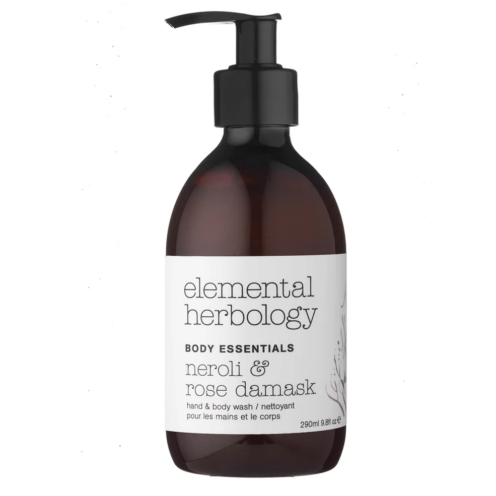 Elemental Herbology Neroli and Rose Damask Body Wash Image 1