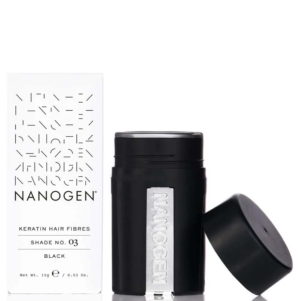 Nanogen Hair Thickening Fibres Black (15g) Image 1