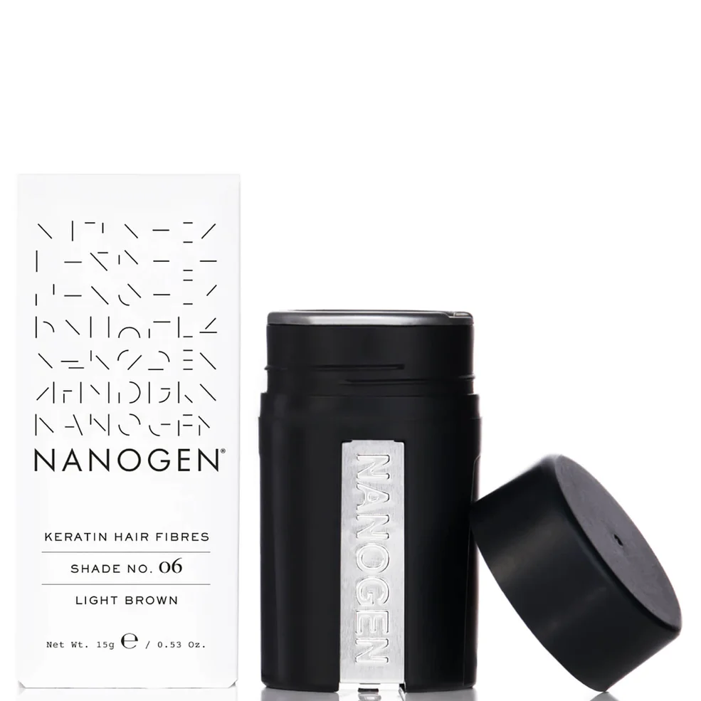 Nanogen Hair Thickening Fibres Light Brown (15g) Image 1