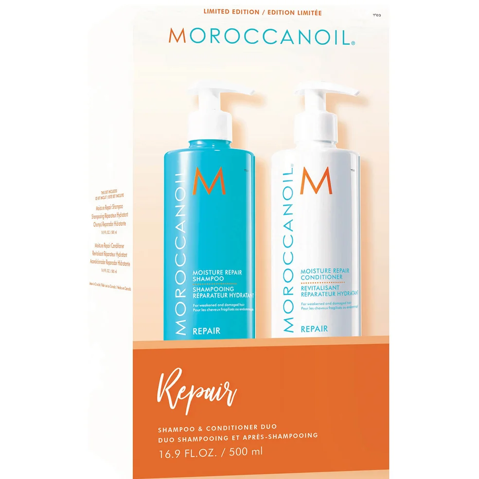 Moroccanoil Moisture Repair Shampoo & Conditioner Duo (2x500ml) Image 1