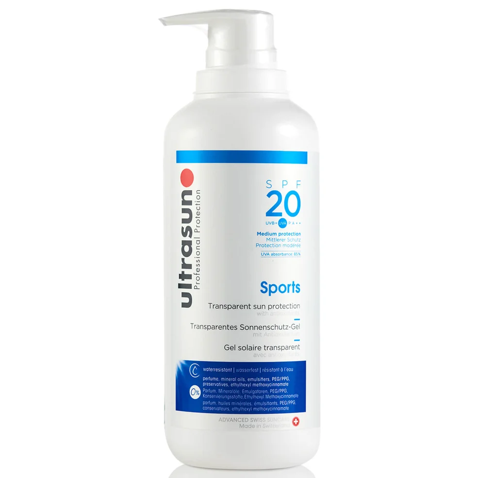 Ultrasun 20 SPF Sports Gel (400ml) Image 1