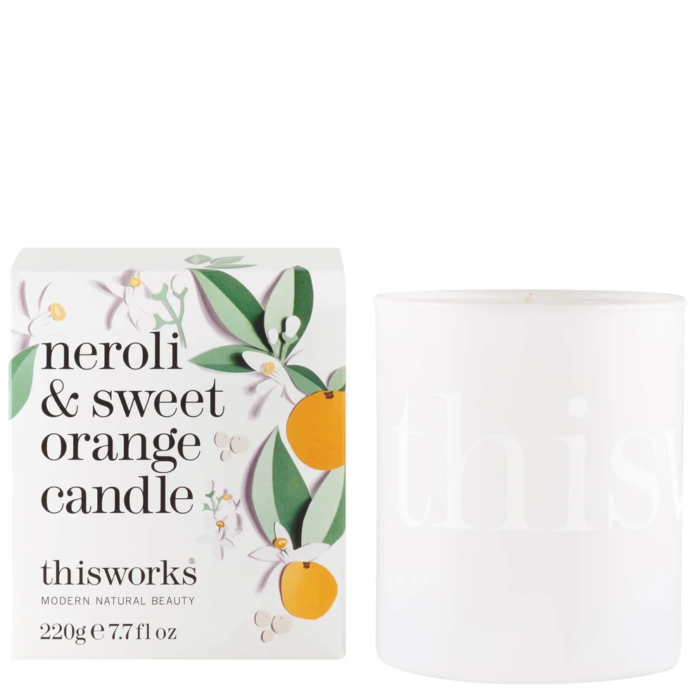 this works Limited Edition Neroli and Sweet Orange Candle (220g) Image 1