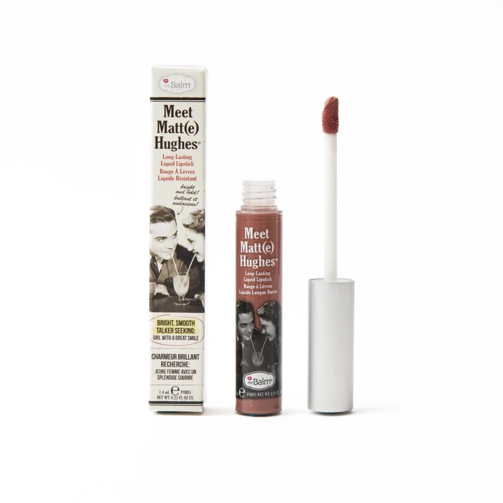theBalm Liquid Lipstick Meet Matt(e) Hughes 7.4ml (Various Shades) Image 1
