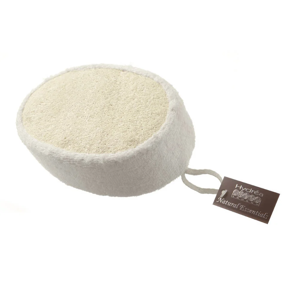 Hydrea London Bamboo & Loofah Exfoliating Sponge Image 1