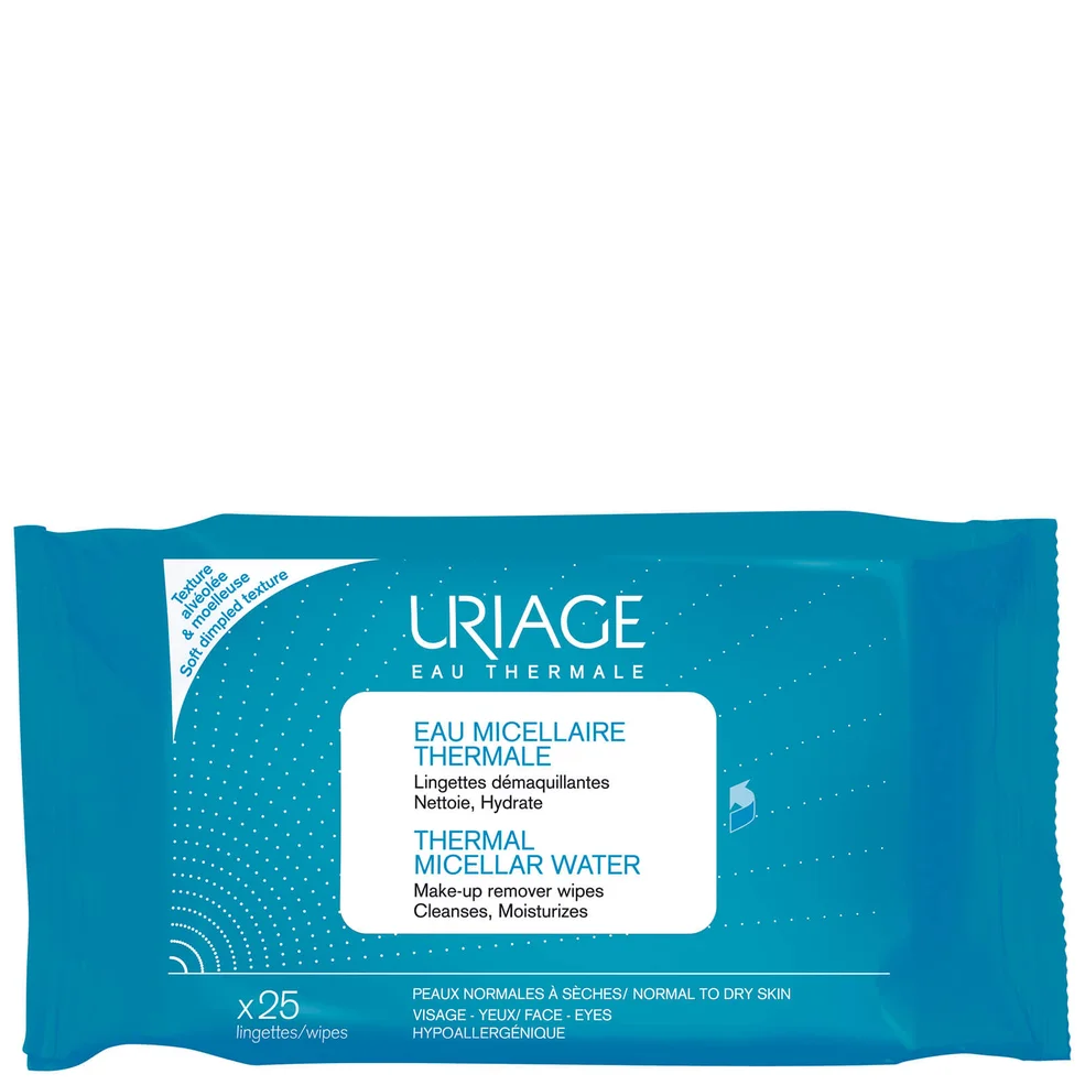 Uriage Wipes for Normal to Dry Skin Image 1