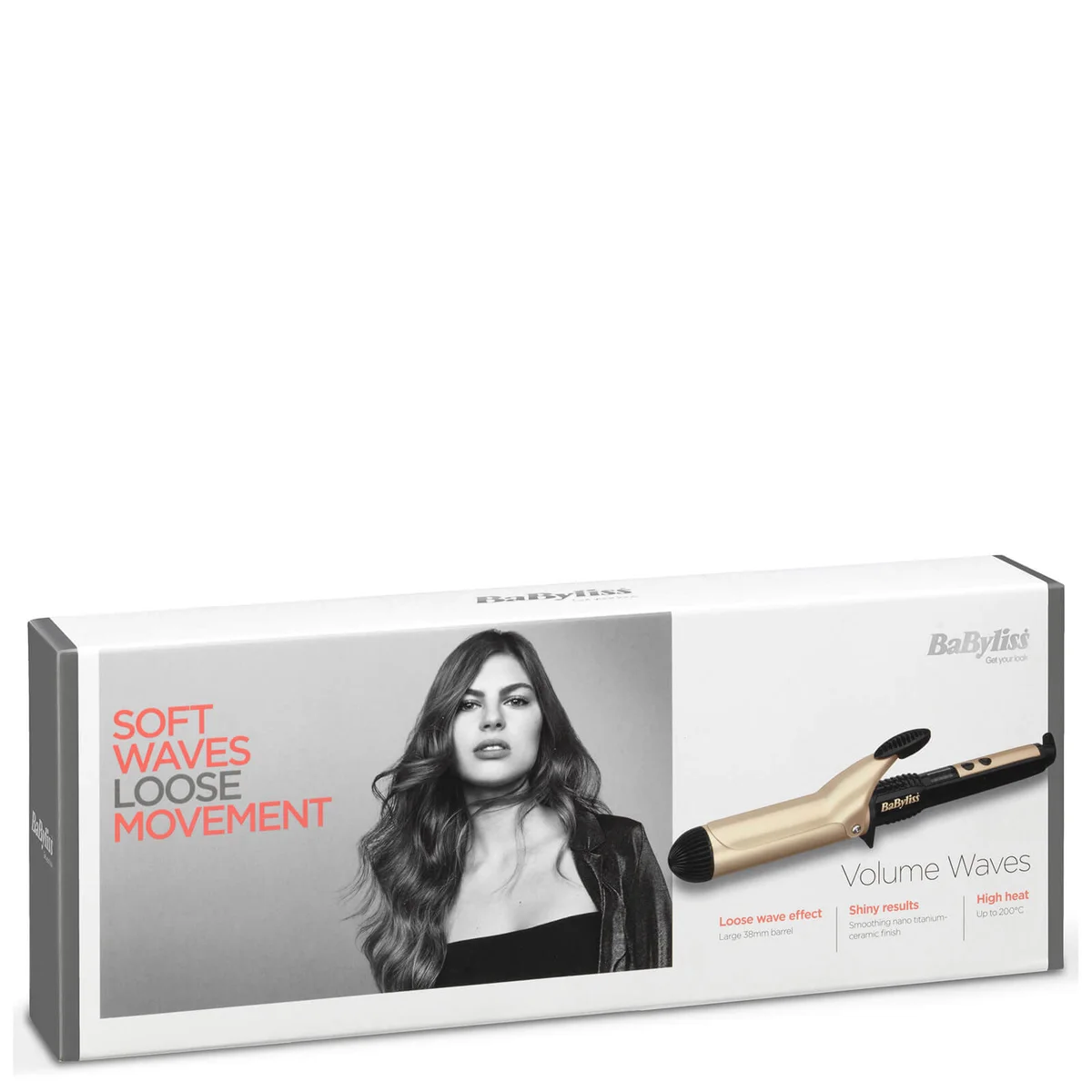 Straightening Curling Babyliss Soft Waves Loose Movement BaByliss