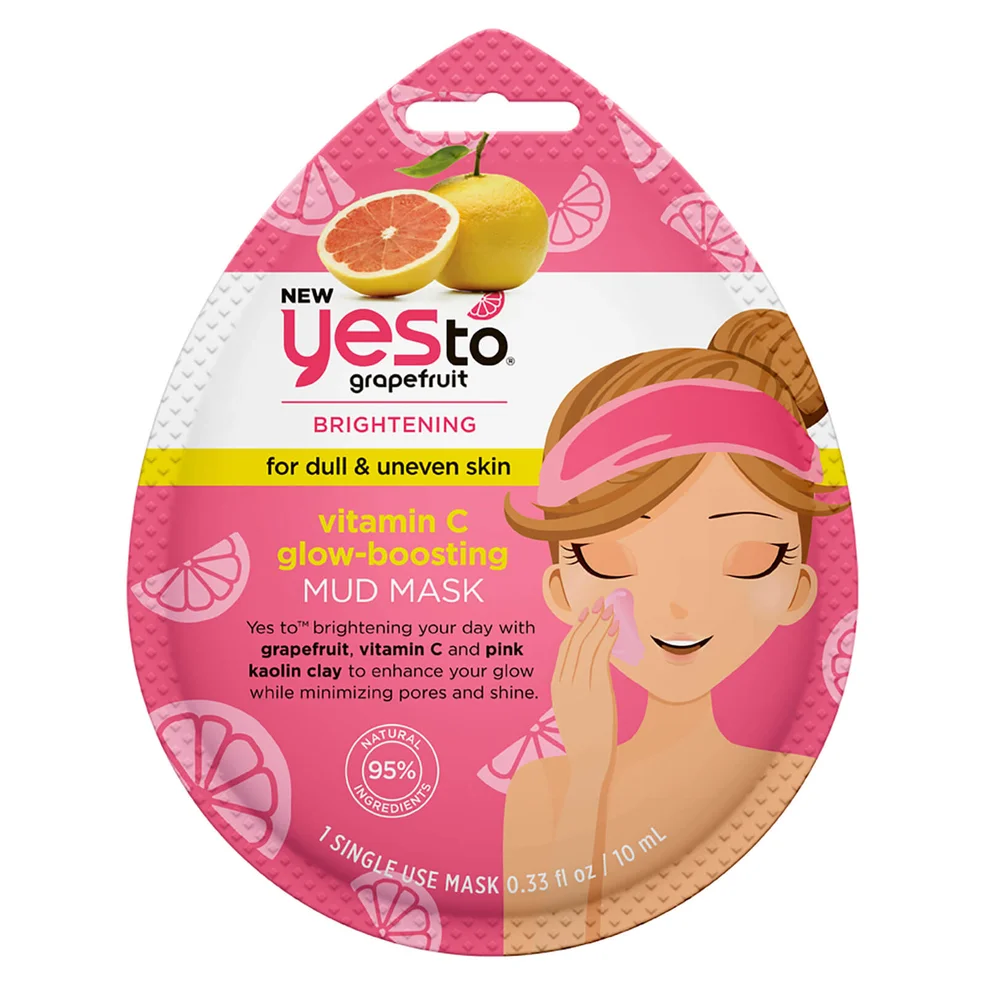 yes to Grapefruit Vitamin C Boosting Mud Mask 10ml Image 1