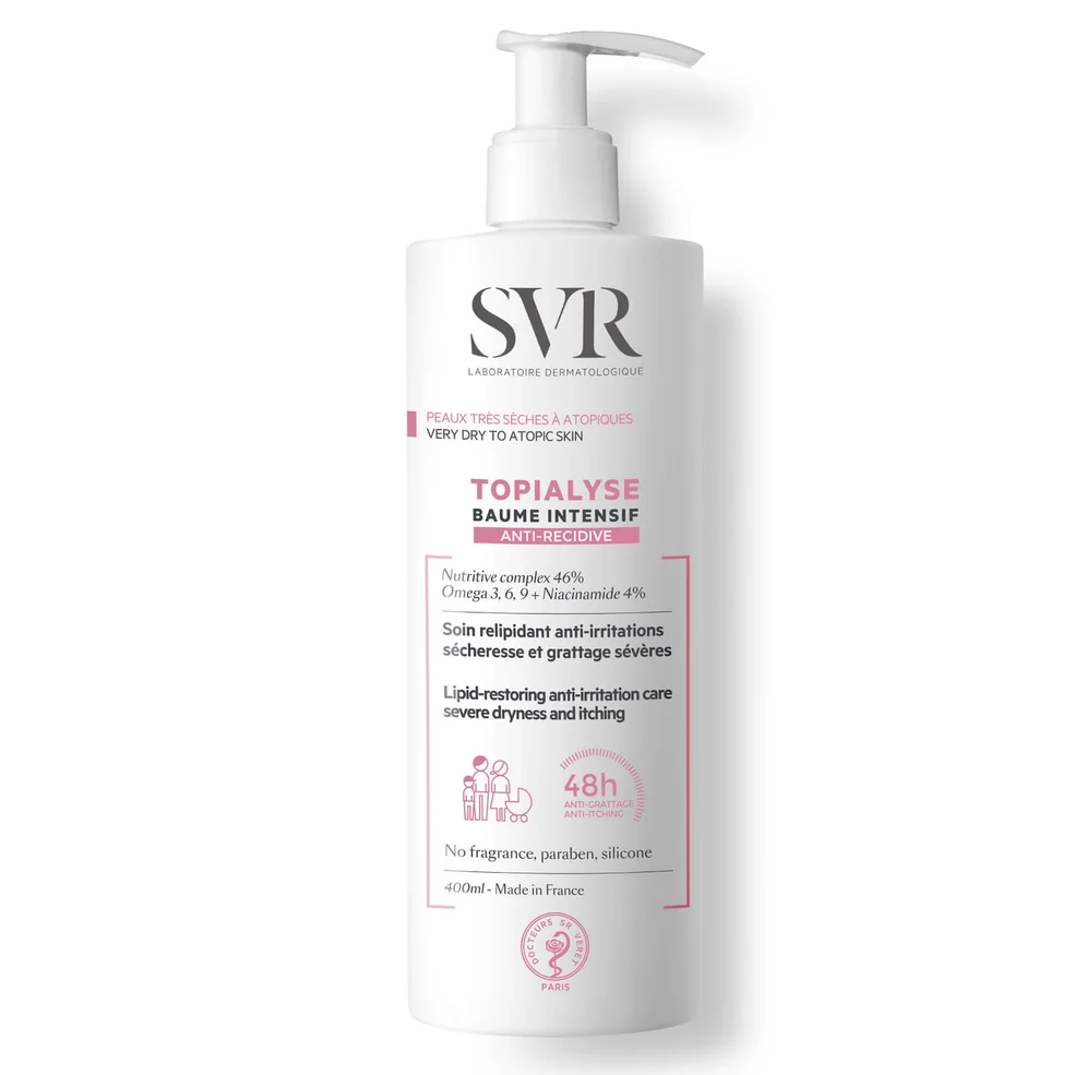 SVR Topialyse Intensively Nourishing Face + Body Balm for Extremely, Sensitive, Inflamed + Eczema-Prone Skin of All Ages - 400ml Image 1