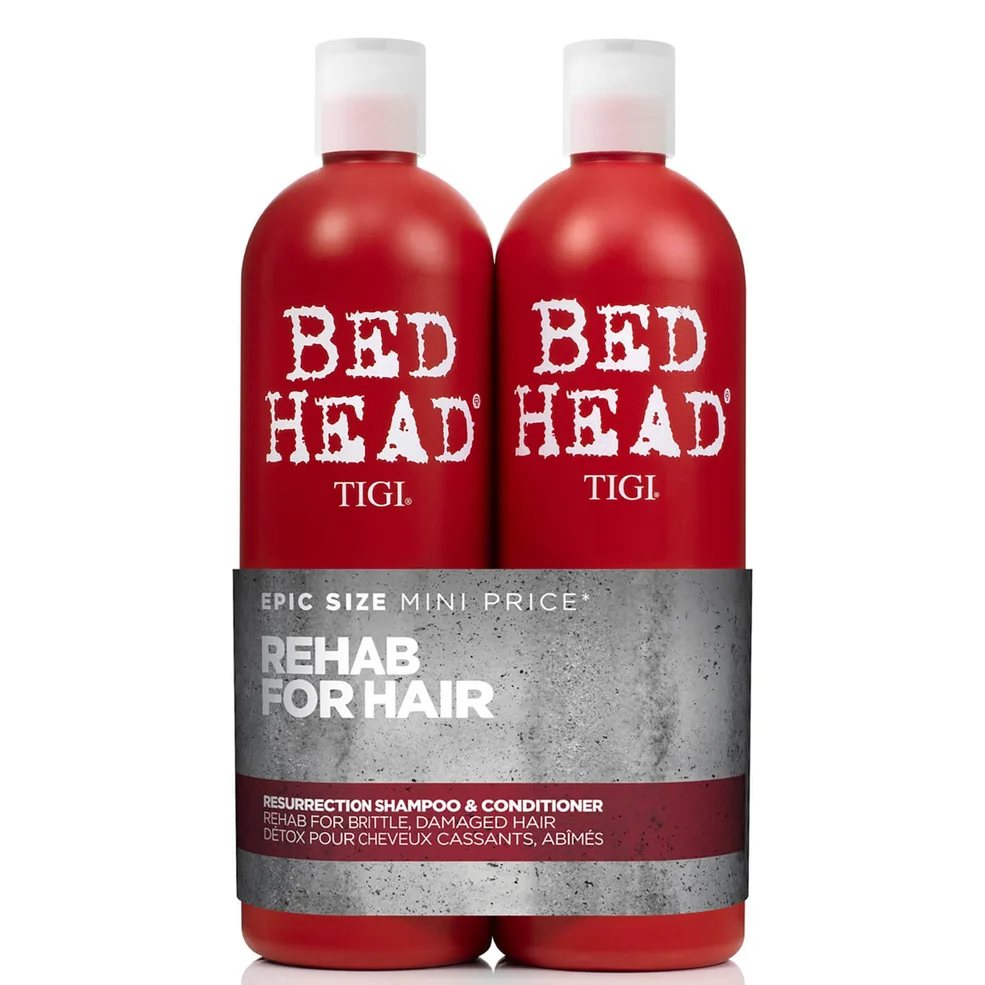 TIGI Bed Head Urban Antidotes Resurrection Shampoo and Conditioner for Very Dry Hair 2 x 750ml Image 1