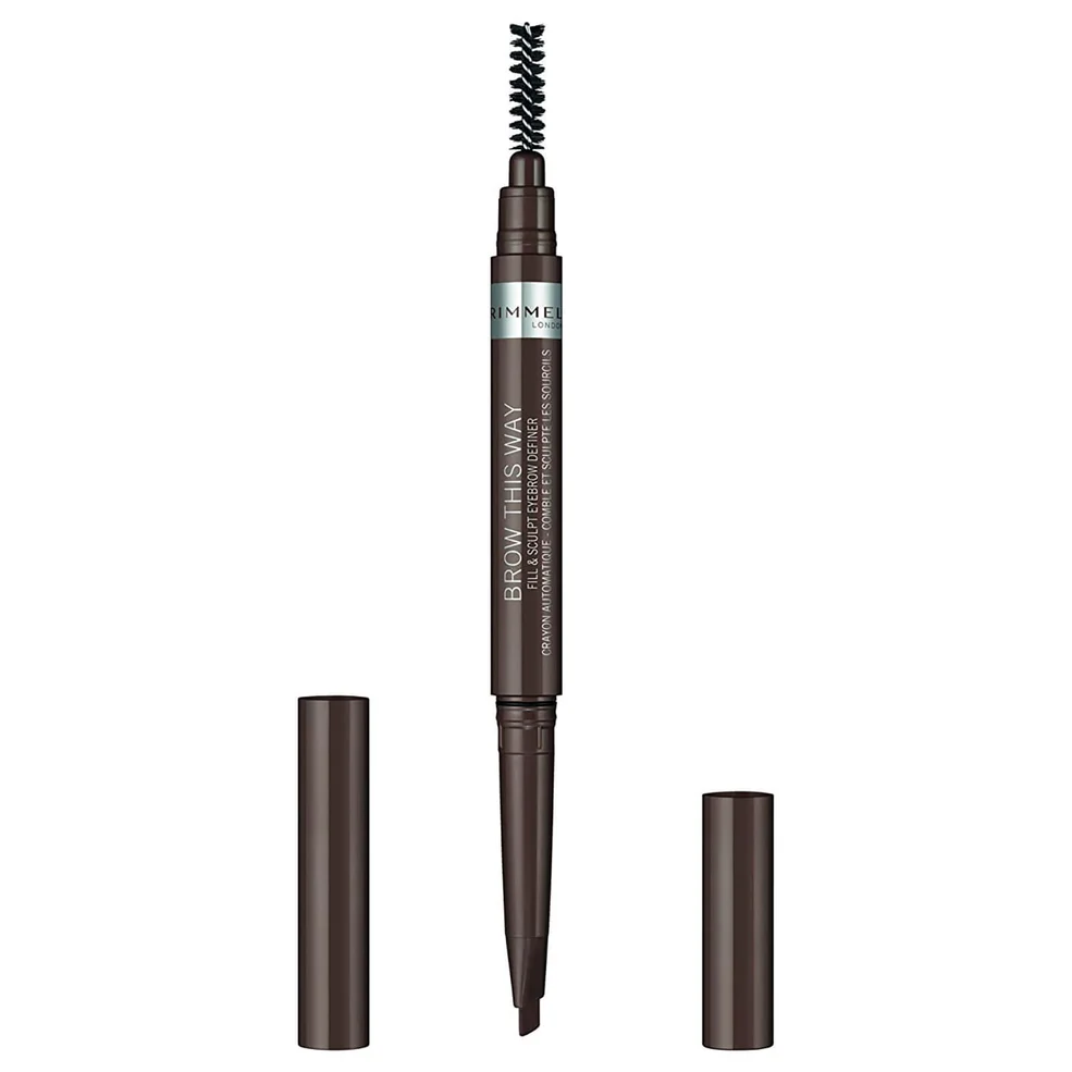 Rimmel Brow This Way Fill and Sculpt Eyebrow Definer 0.4g (Various Shades) Image 1