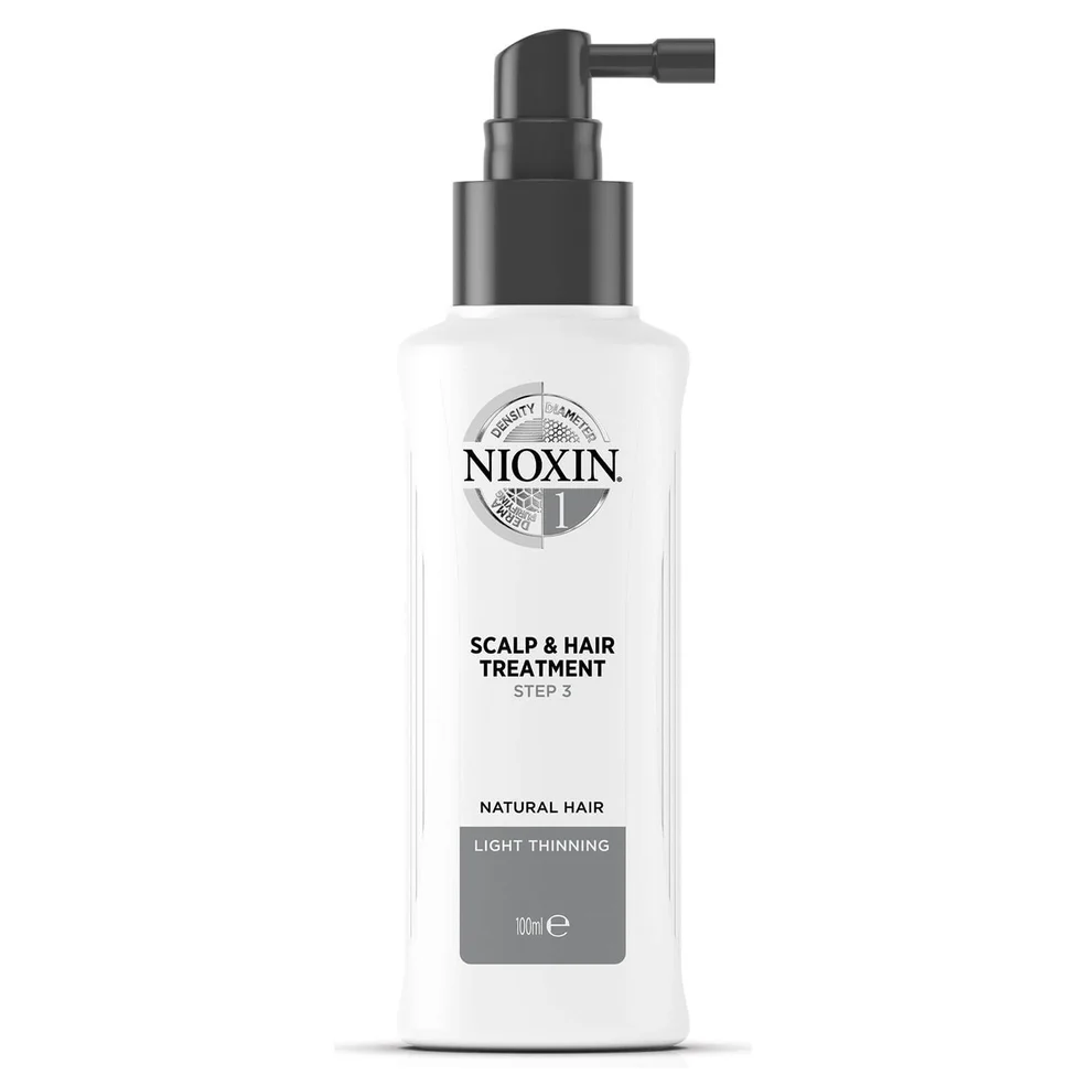 NIOXIN 3-part System 1 Scalp & Hair Treatment for Natural Hair with Light Thinning 100ml Image 1