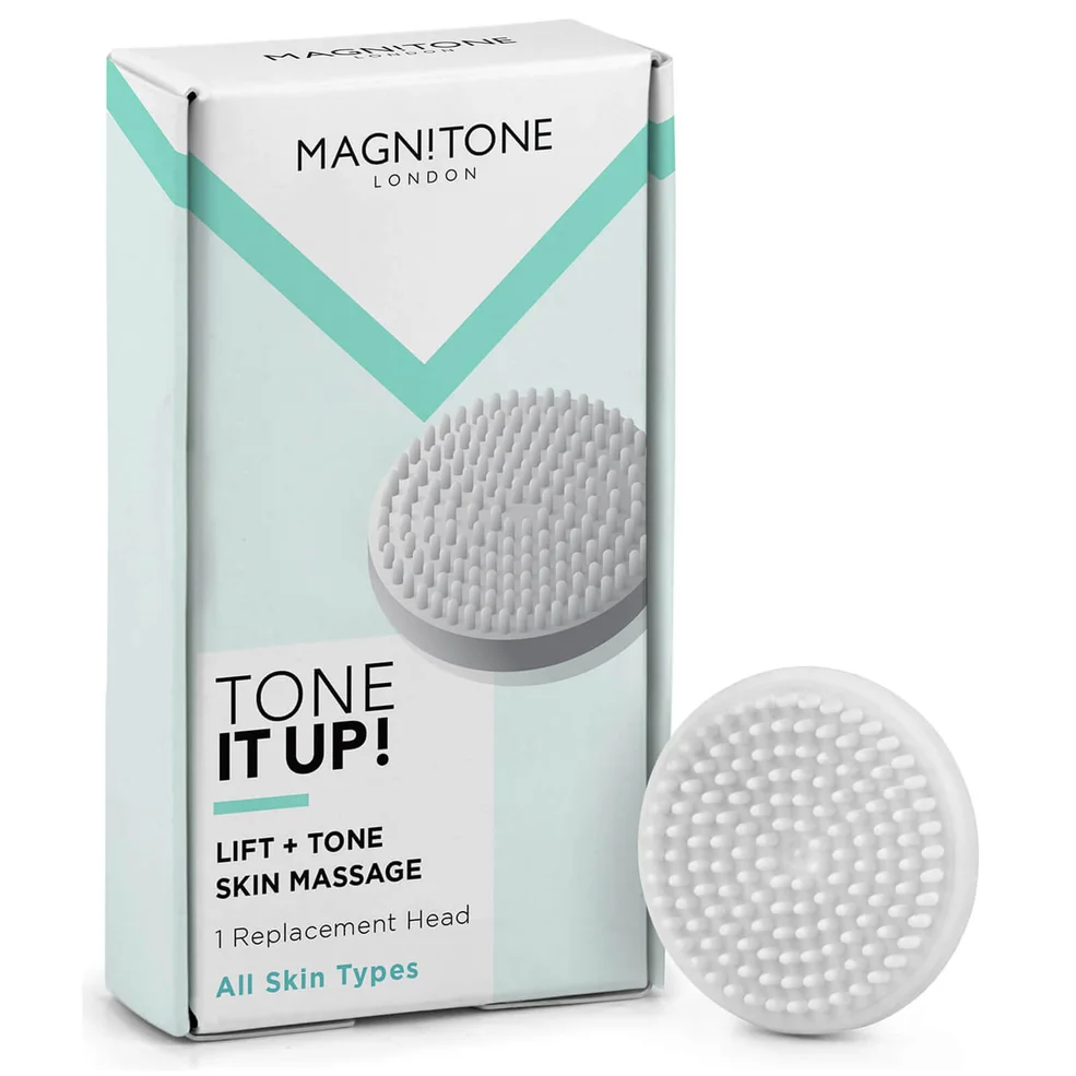 MAGNITONE London Barefaced 2 and 3 Tone it up! Massaging Brush Head - 1 Pack Image 1