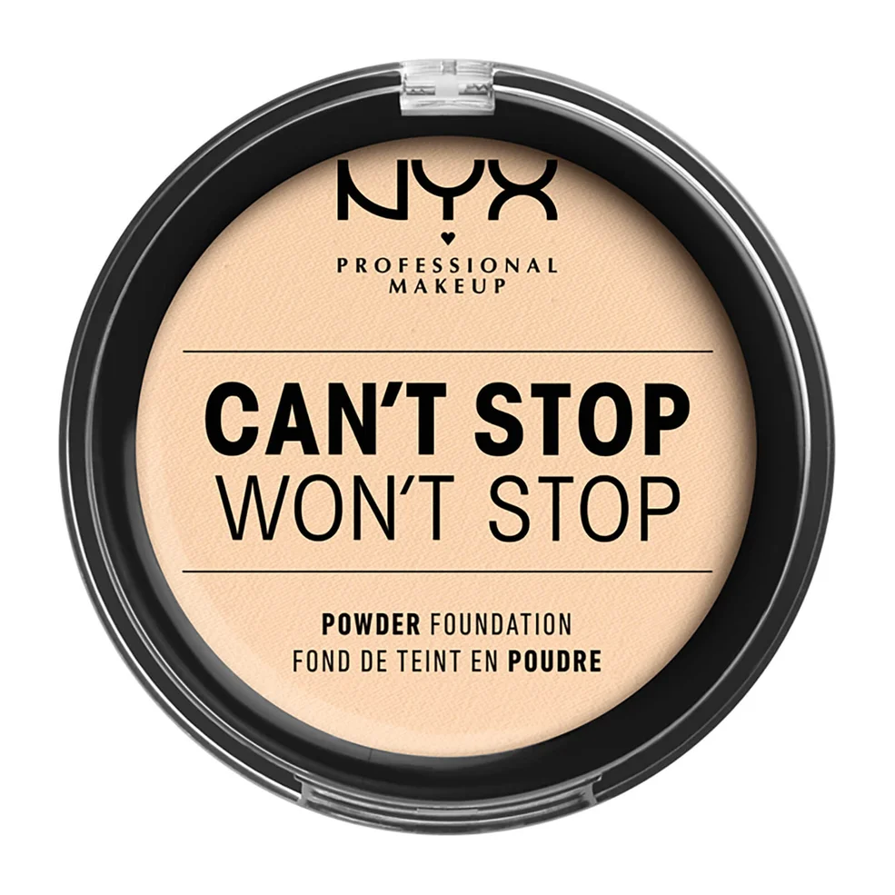 NYX Professional Makeup Can't Stop Won't Stop Powder Foundation (Various Shades) Image 1