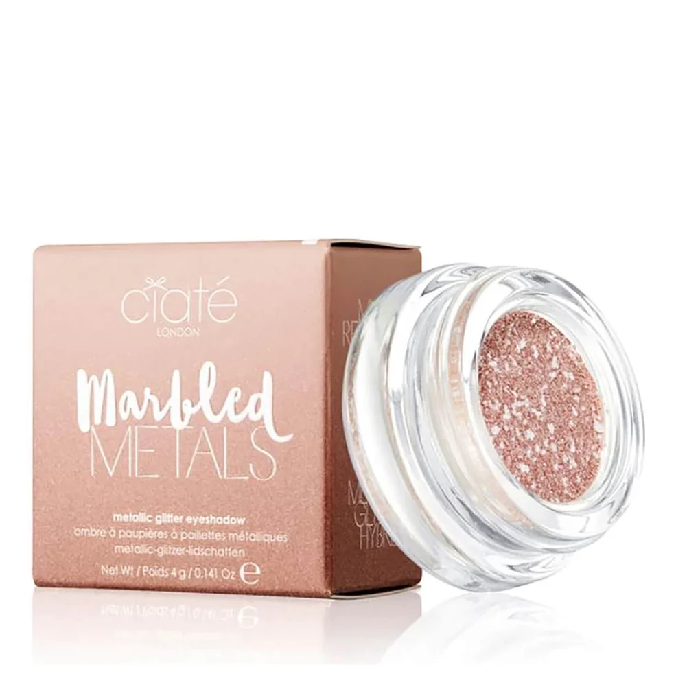 Ciaté London Marbled Metals Metallic Glitter Eyeshadow 4g (Various Shades) Image 1