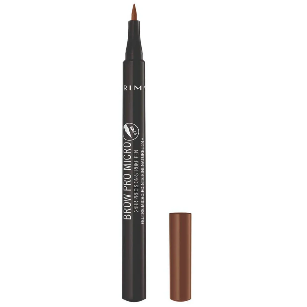 Rimmel Brow Pro Micro 24HR Precision-Stroke Pen 1ml (Various Shades) Image 1