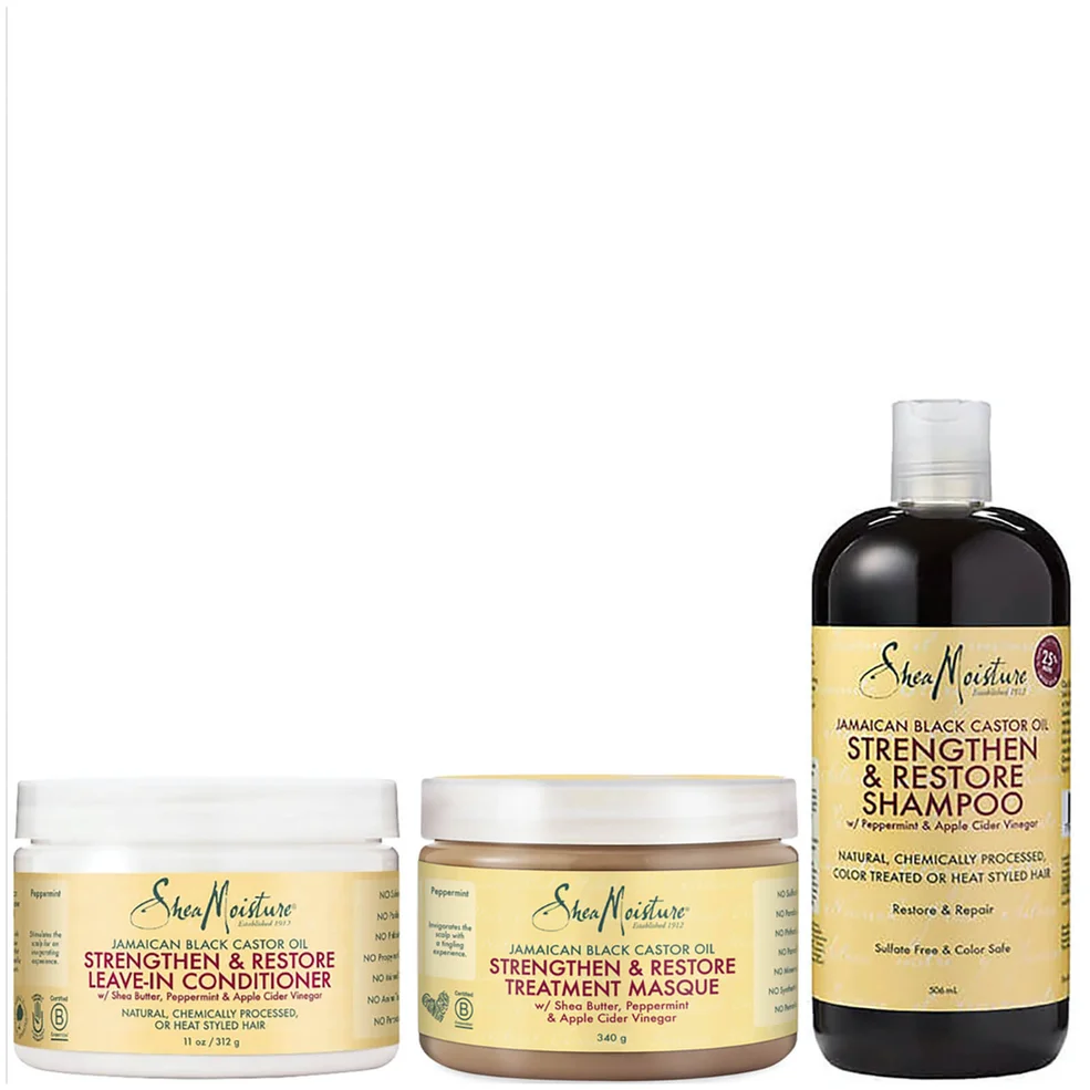 Shea Moisture Jamaican Black Castor Oil Bundle Image 1