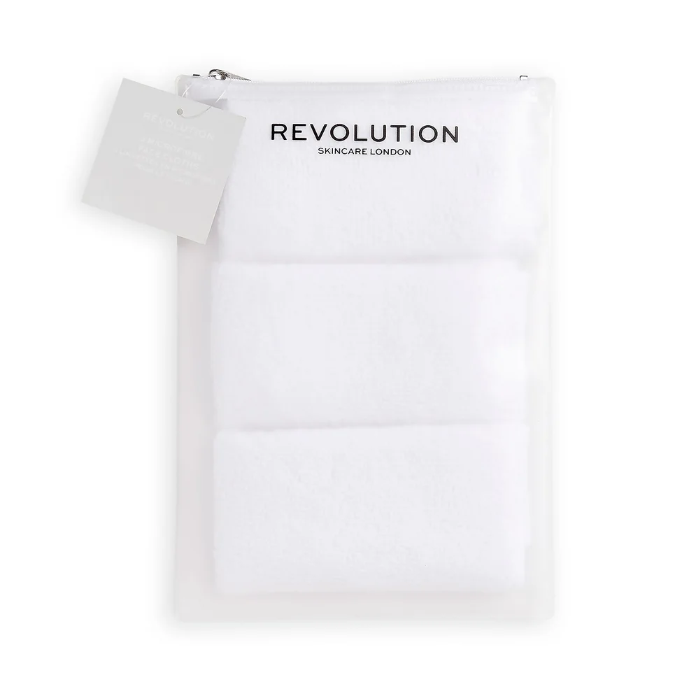 Revolution Skincare Microfibre Face Cloths Image 1