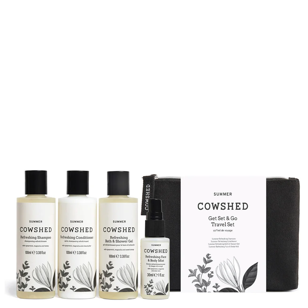 Cowshed Summer Limited Edition Get Set and Go Travel Set Image 1