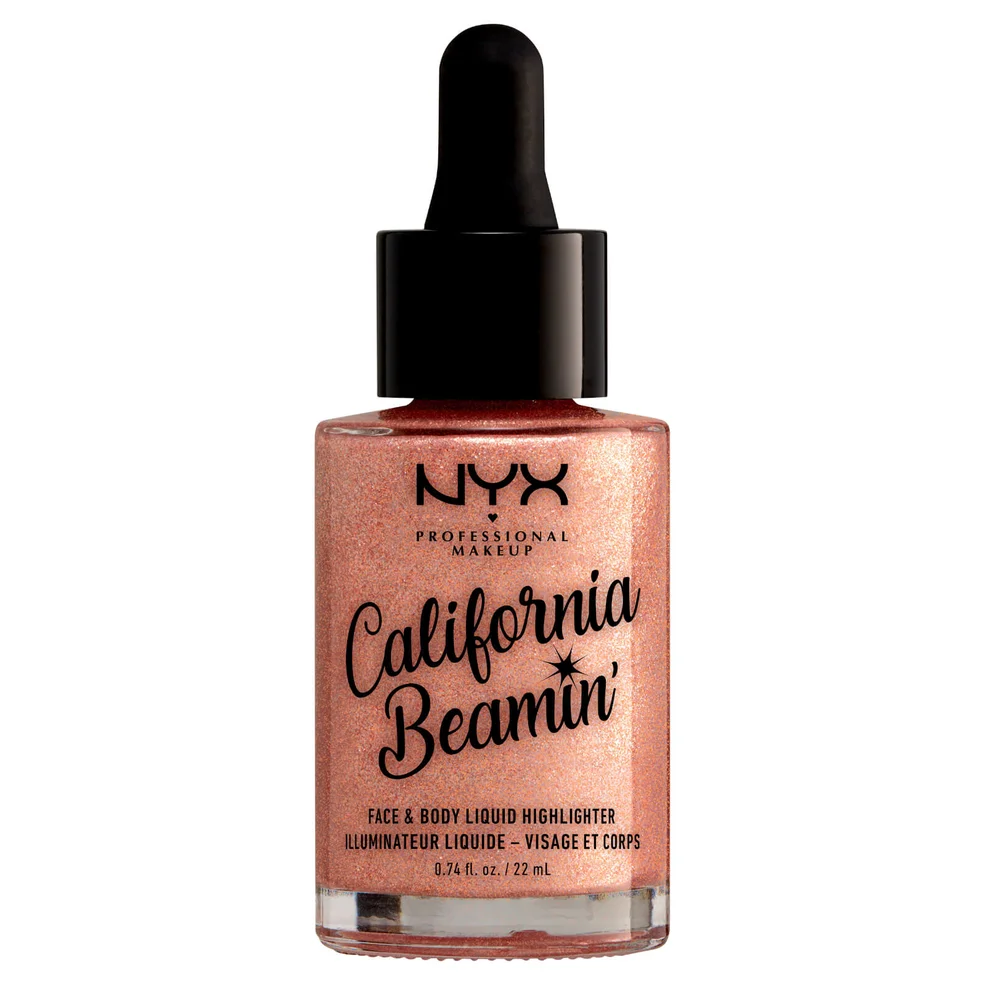 NYX Professional Makeup California Beaming Face and Body Liquid Highlighter 22ml (Various Shades) Image 1