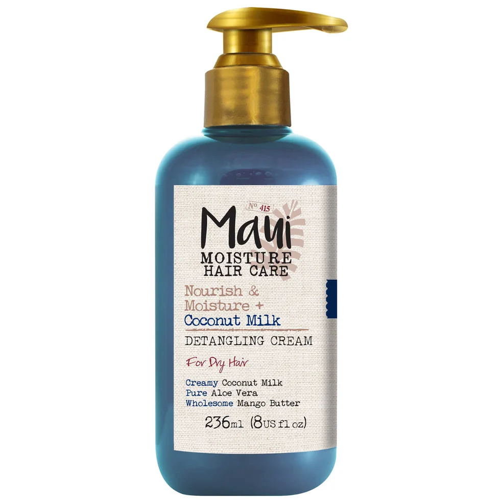 Maui Moisture Nourish and Moisture+ Coconut Milk Detangling Cream 236ml Image 1