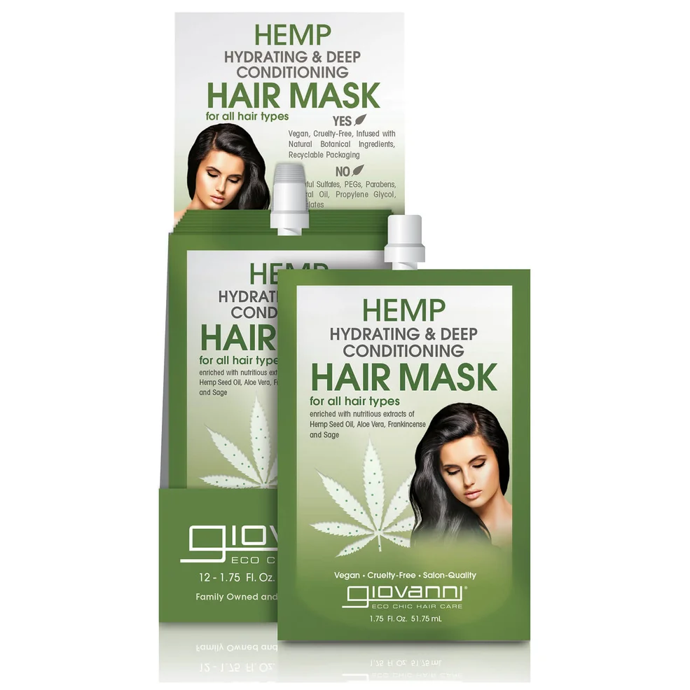 Giovanni Hemp Hydrating and Deep Conditioning Hair Mask (Pack of 12) Image 1
