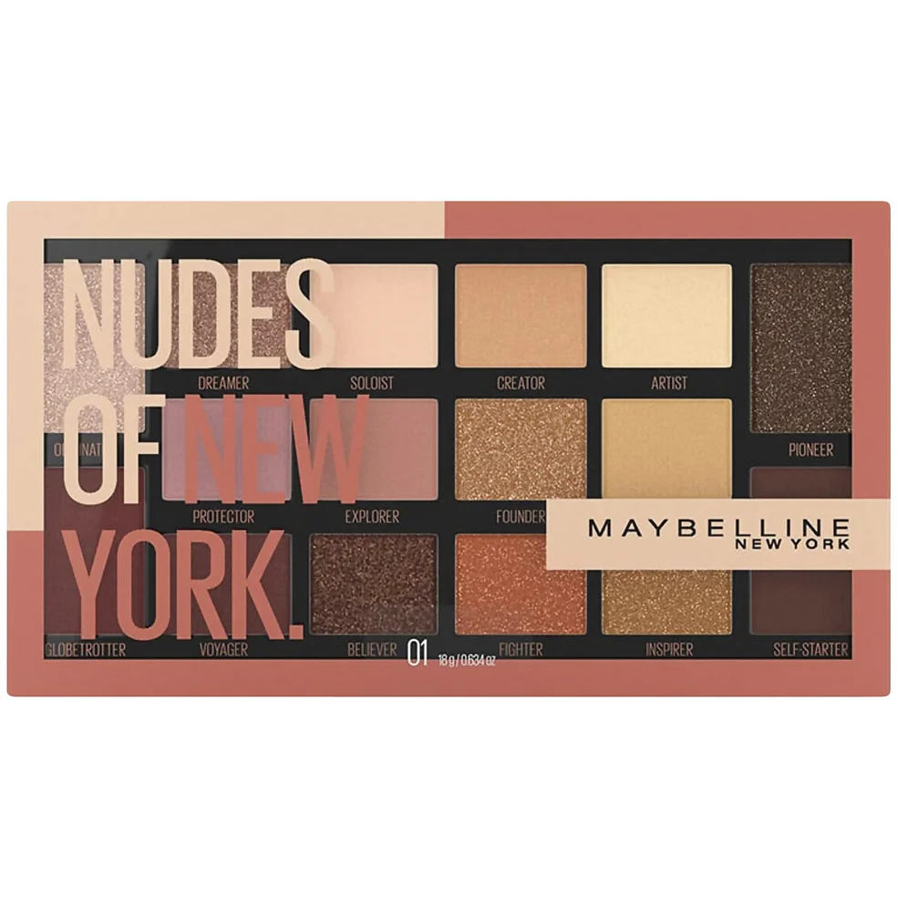 Maybelline Nudes Of New York Eyeshadow Palette 18g Image 1