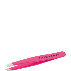 Tweezerman Mini Slant Tweezer - Flamingo Pink - undefined undefined