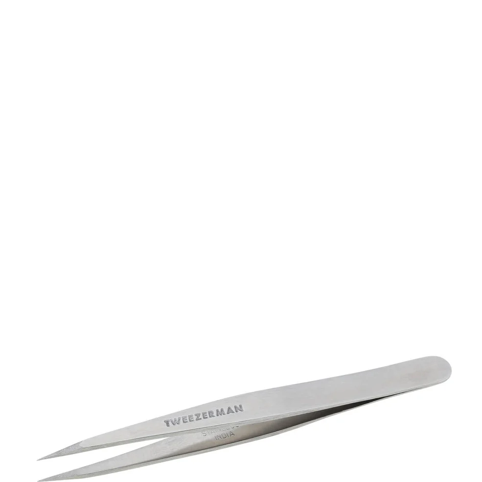 Tweezerman Deluxe Point Tweezer 1240R-R - Stainless Steel Image 1
