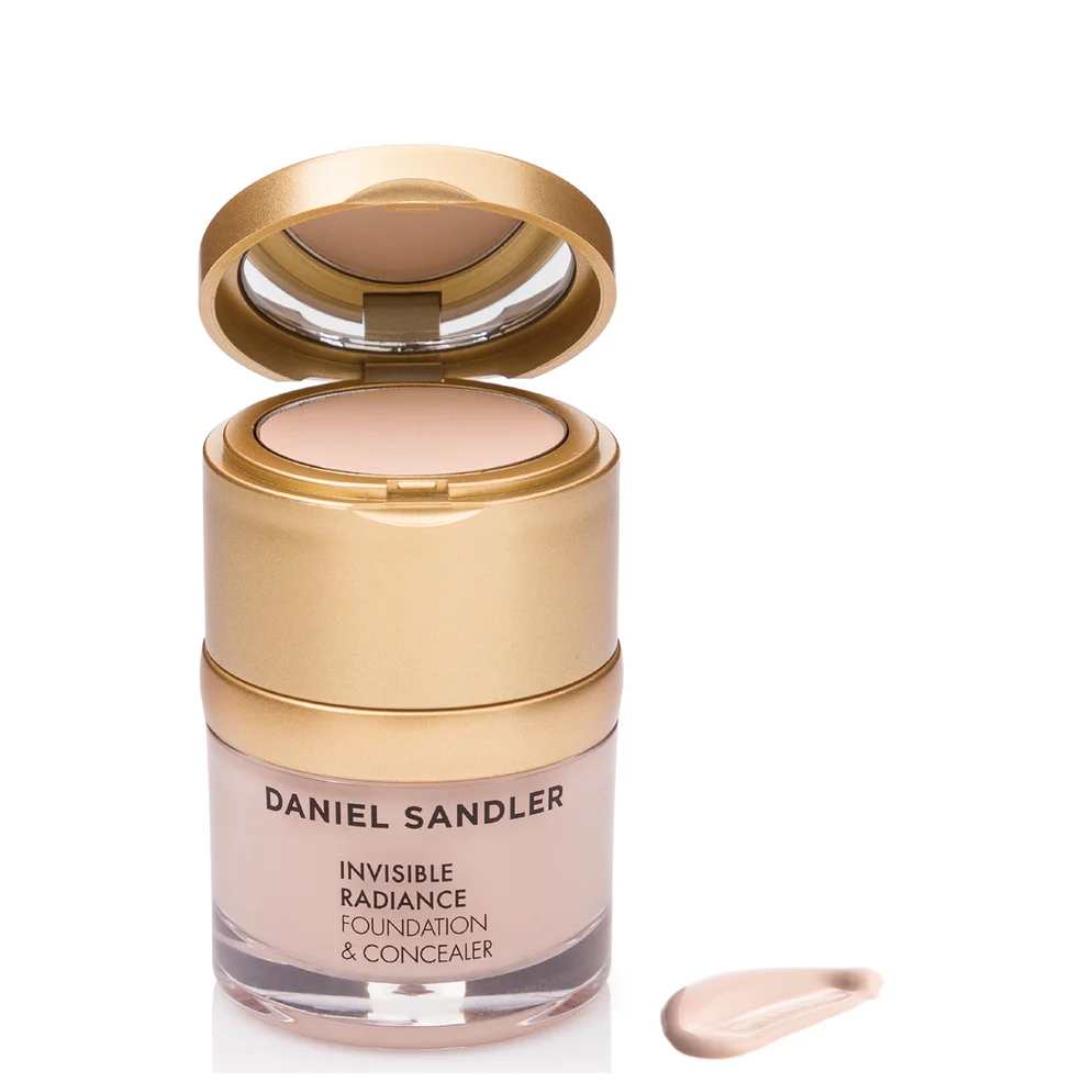 DANIEL SANDLER INVISIBLE RADIANCE FOUNDATION AND CONCEALER - PORCELAIN Image 1