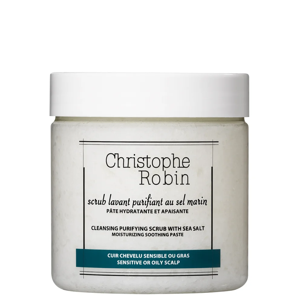 Christophe Robin Cleansing Purifying Scrub with Sea Salt (250ml) Image 1