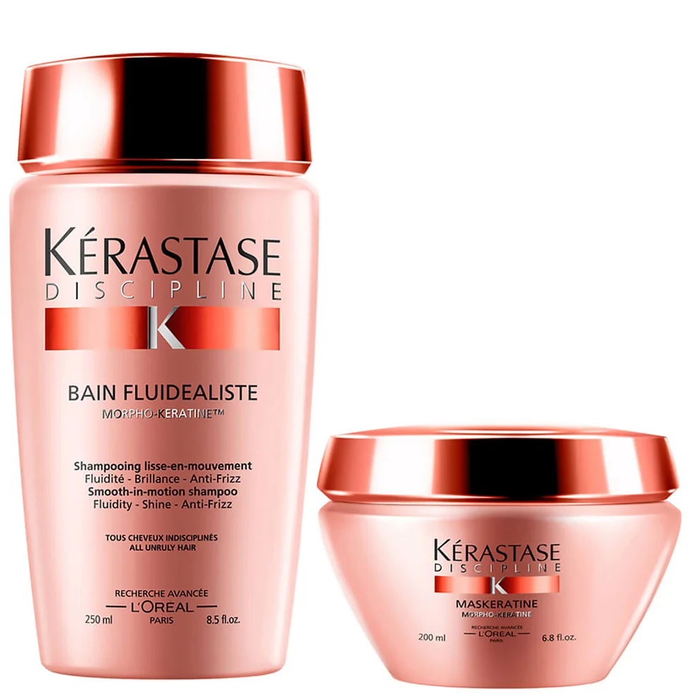 Kérastase Discipline Bain Fluidealiste (250ml) and Maskeratine (200ml) Image 1