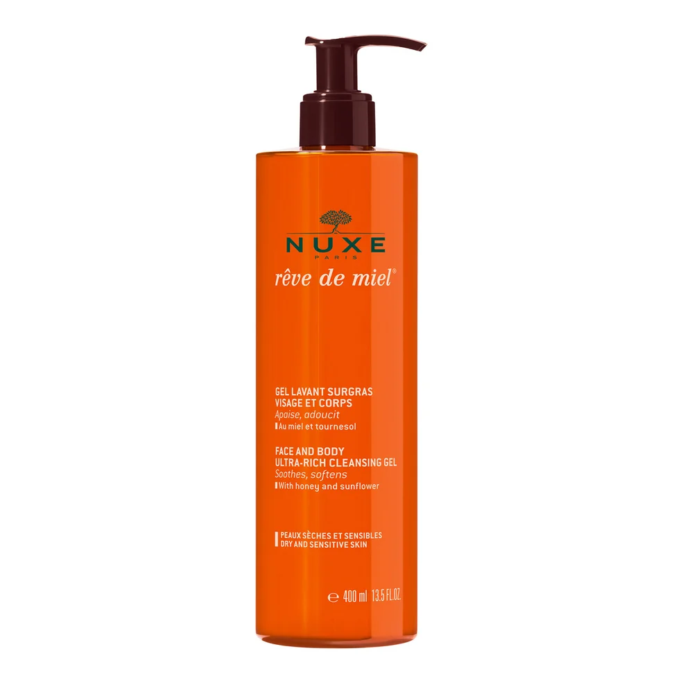 NUXE Reve de Miel Face and Body Ultra-Rich Cleansing Gel 400ml Image 1