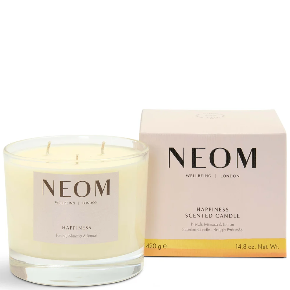 NEOM Happiness Scented 3 Wick Candle Image 1