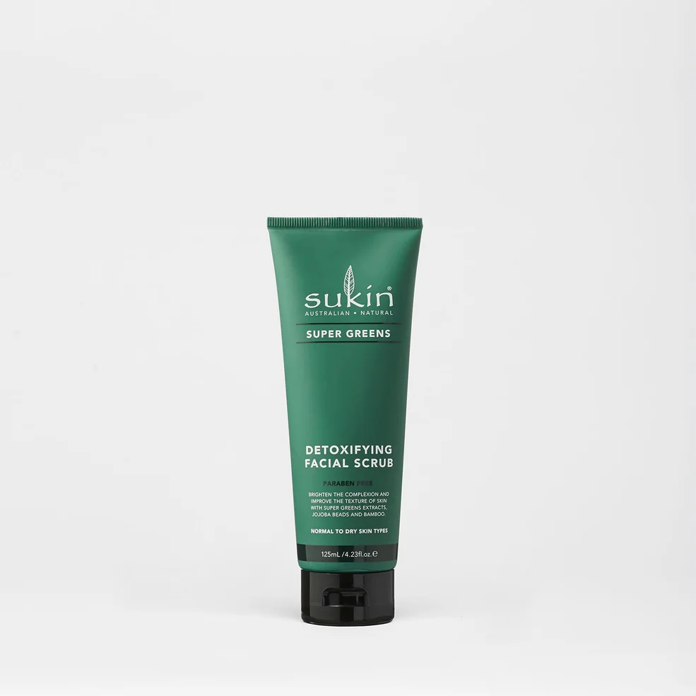 Sukin Super Greens Facial Scrub 125ml Image 1