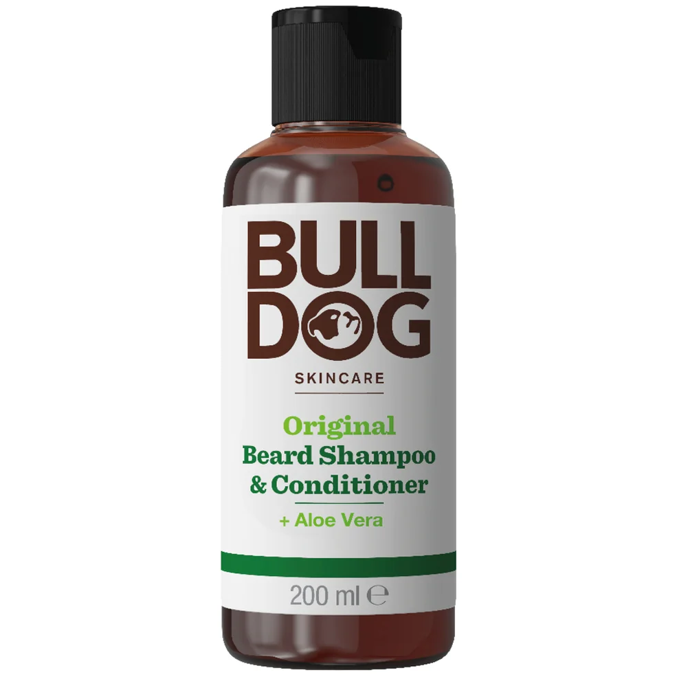 Bulldog Original 2-in-1 Beard Shampoo and Conditioner 200ml Image 1