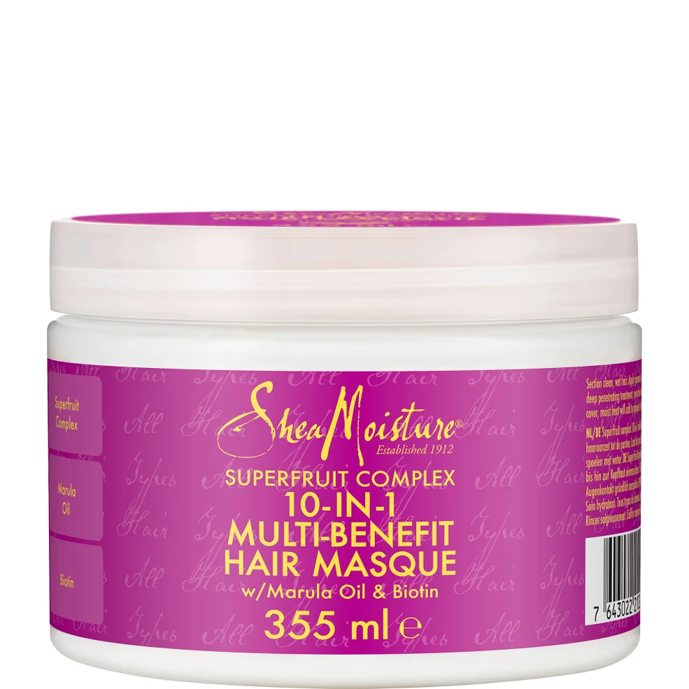 Shea Moisture Superfruit Complex 10 in 1 Renewal System Hair Masque 355ml Image 1