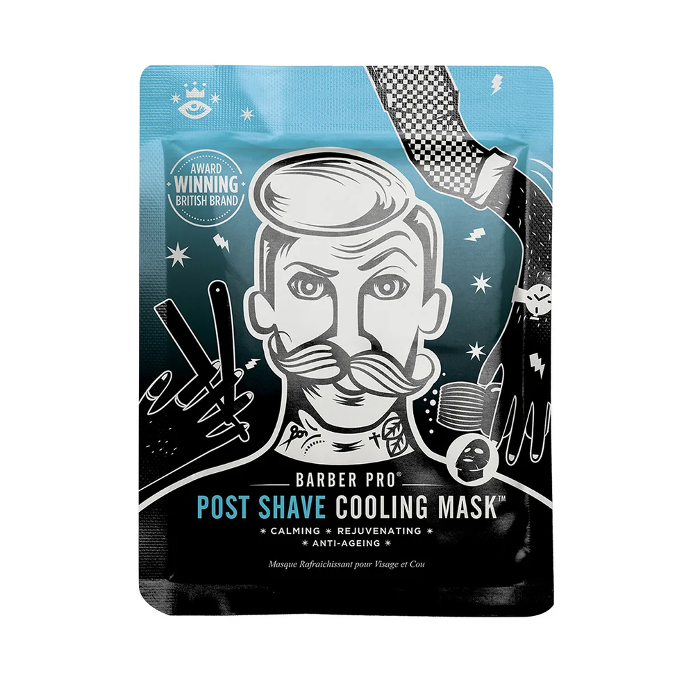 BARBER PRO Post Shave Cooling Mask with Anti-Ageing Collagen Image 1