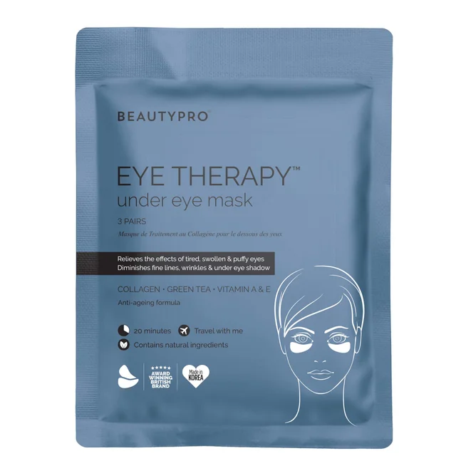 BEAUTYPRO Eye Therapy Under Eye Mask with Collagen and Green Tea Extract (3 Applications)