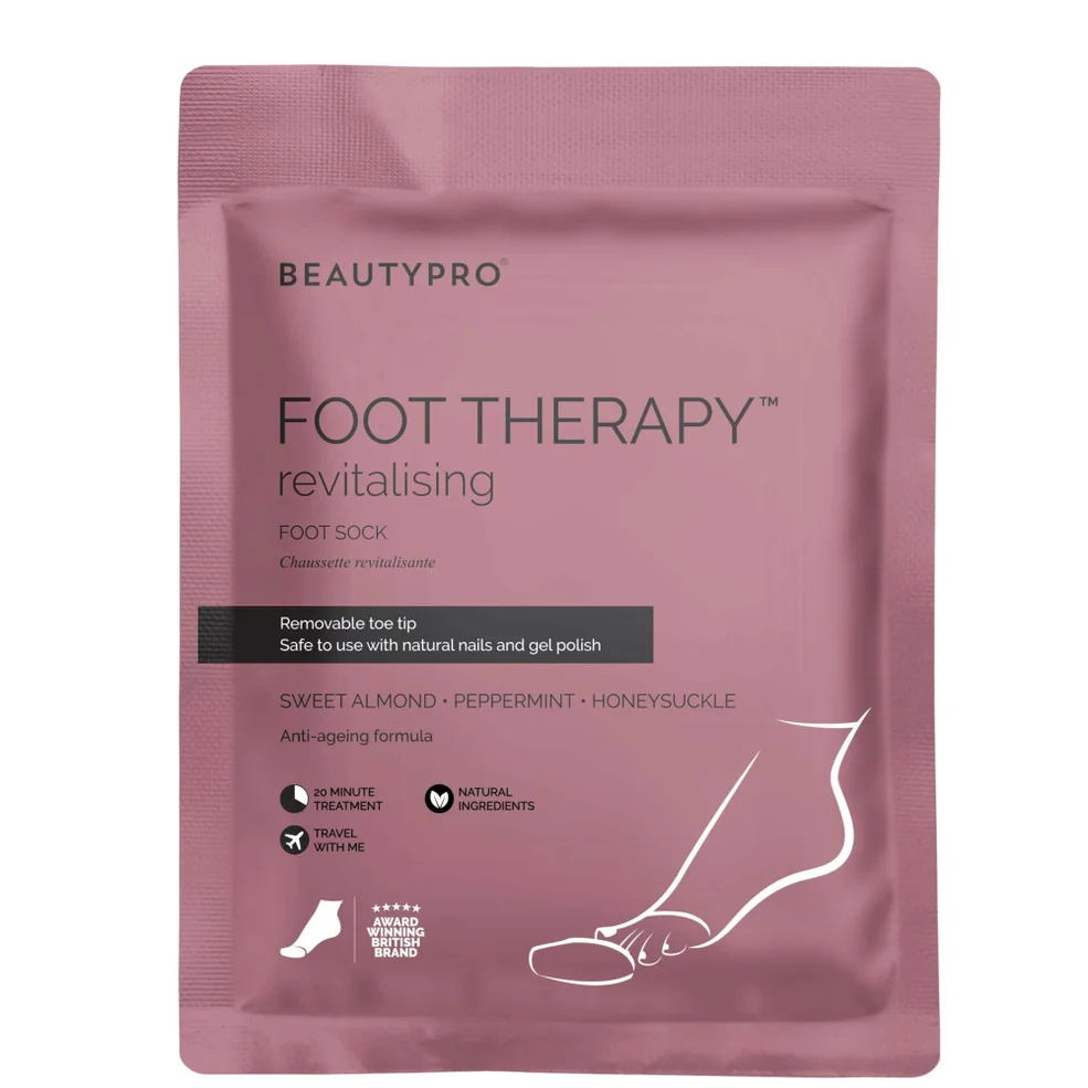 BEAUTYPRO Foot Therapy Collagen Infused Bootie with Removable Toe Tip (1 Pair) Image 1