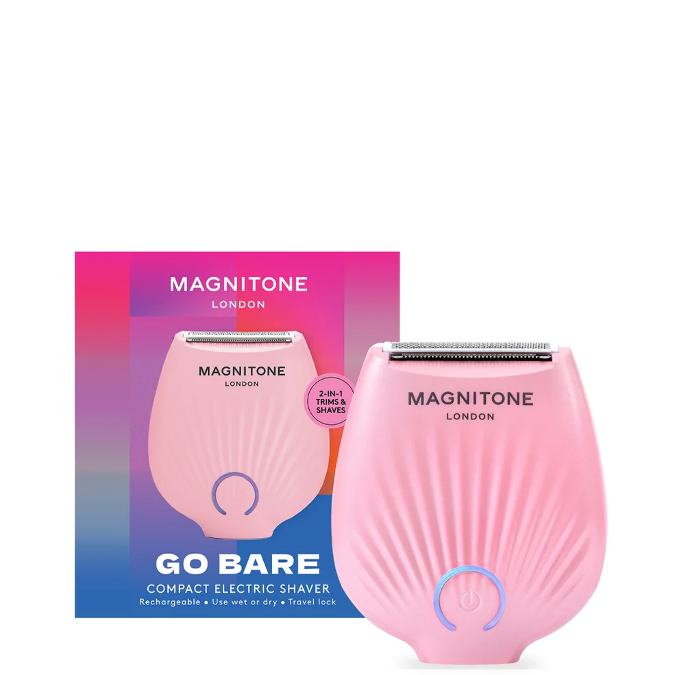 MAGNITONE London Go Bare! Rechargeable Mini Lady Shaver - Pink Image 1