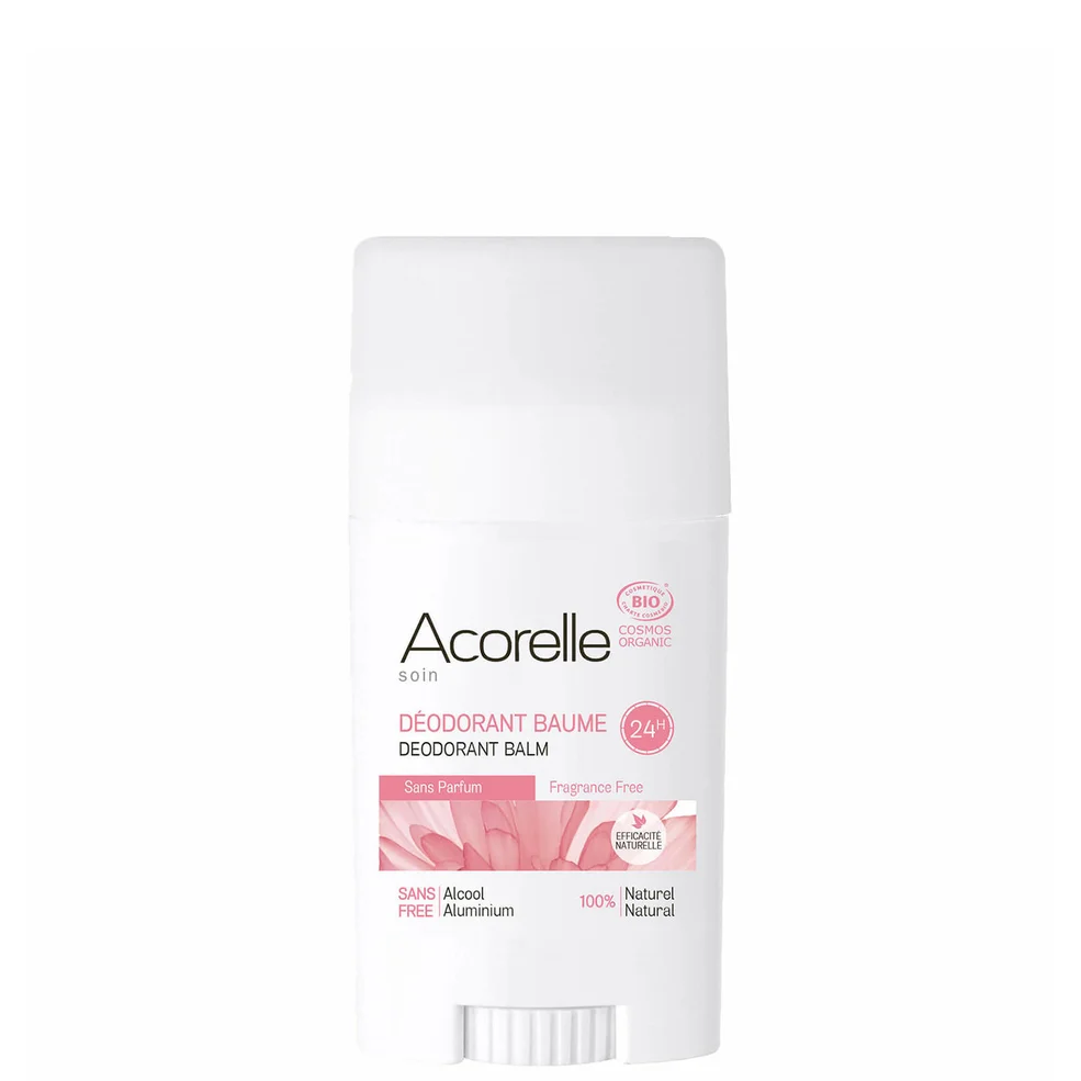 Acorelle Organic Fragrance Free Deodorant Balm 40g Image 1