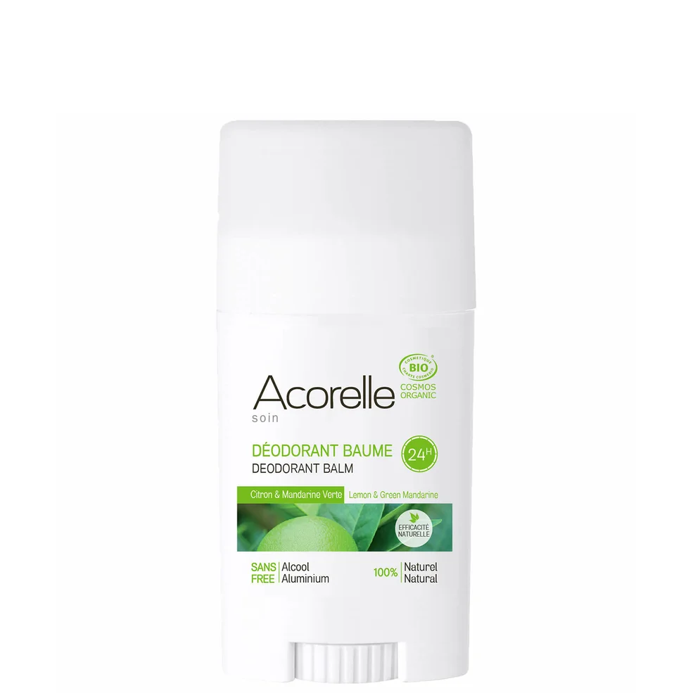 Acorelle Organic Lemon and Green Mandarine Deodorant Balm 40g Image 1