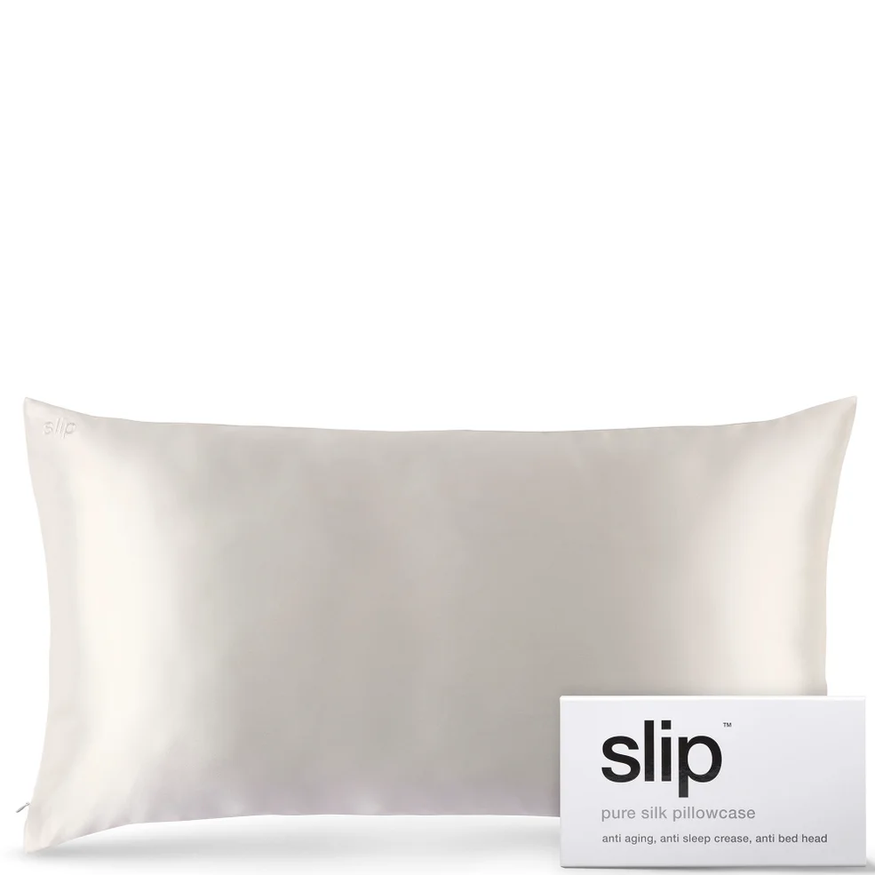 Slip Silk Pillowcase King - White Image 1
