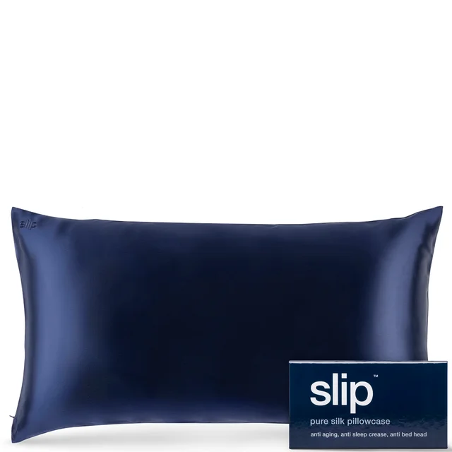 Slip Silk Pillowcase King - Navy