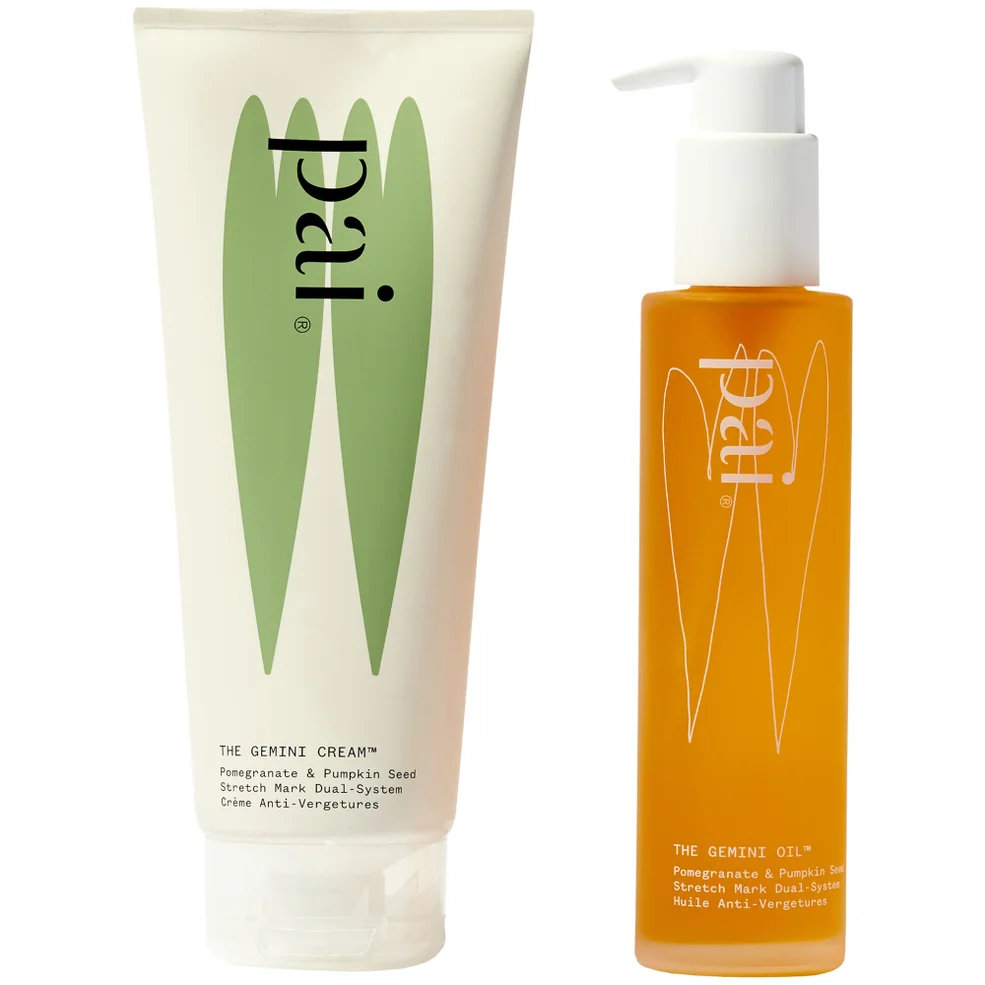 Pai Skincare The Gemini Pomegranate and Pumpkin Stretch Mark Dual-System 300ml Image 1