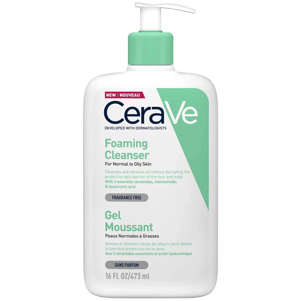 CeraVe Foaming Cleanser with Niacinamide for Normal to Oily Skin 473ml Image 1