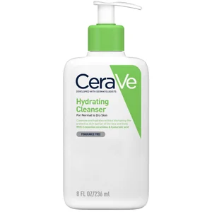 CeraVe Hydrating Cleanser with Hyaluronic Acid for Normal to Dry Skin 236ml - Size 236ml
